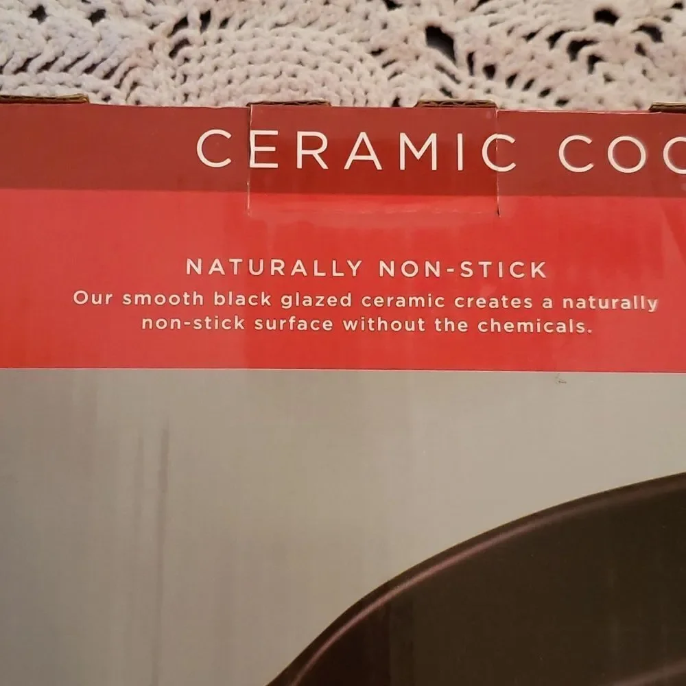 New in Box Parini Glazed Ceramic Casserole Pan